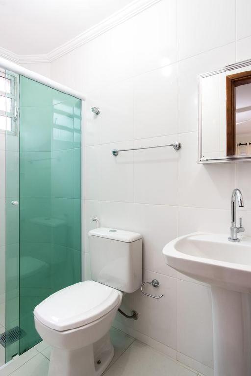 Apartamento A 100 Metros Da Praia, Bem Localizado, Com Ar Condicionado E Wi-Fi -23 - Edificio Lenamar II Ubatuba Zewnętrze zdjęcie