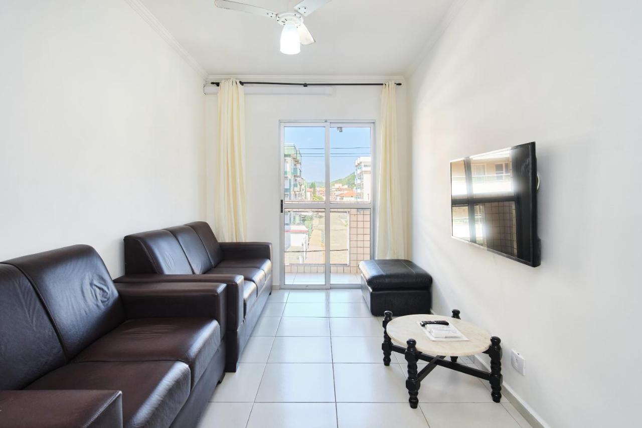 Apartamento A 100 Metros Da Praia, Bem Localizado, Com Ar Condicionado E Wi-Fi -23 - Edificio Lenamar II Ubatuba Zewnętrze zdjęcie
